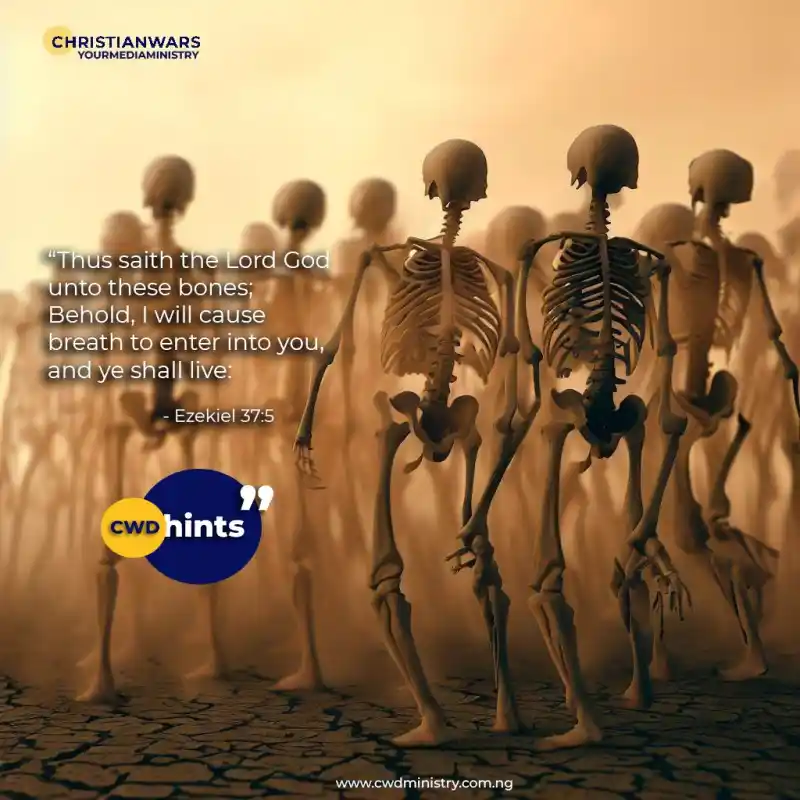 Dry Bones Shall Rise Again - Christ, Christian, CWD Ministry, Christianwars, Timilehin Fasuan, Gospel, Biblical Searches, Jesus Christ, Holy Spirit, Christian Wallpapers, Bible Verses, Worship Backgrounds, Faith-based Imagery, Prayer, Salvation, Church Media, Godly Inspiration, Christian Devotionals, Spiritual Warfare, Scripture Pictures